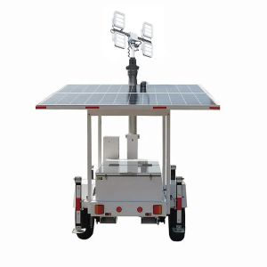 High Efficiency Energy Saving Mobile Solar Power System Floodlight Lighting