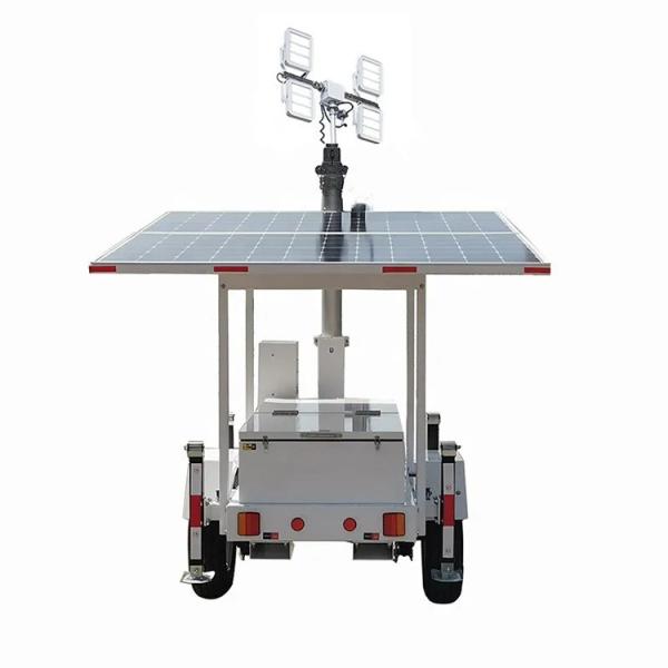 High Efficiency Energy Saving Mobile Solar Power System Floodlight Lighting