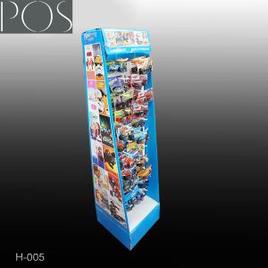 six tiers floor display stand for textiles