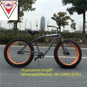 Quality Fat Beach Cruiser Bike with 26 Inch Snow Tires and Aluminum Alloy Frame in 2015 for sale