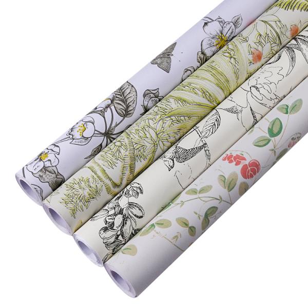 Self Adhesive Waterproof 3D Natural Flower Wallpaper for Easy Installation on Any Smooth and Clean Surfaces