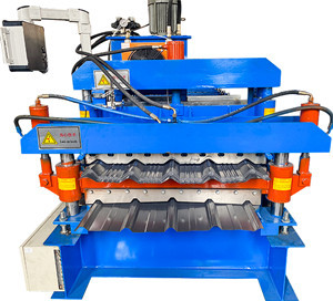 Buy Delta PLC 15-20m/Min Speed Double Layer Roll Forming Machine User Friendly Design at wholesale prices