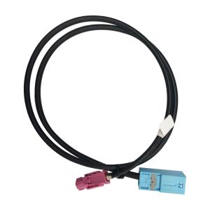 Portable Vehicle Audio Data HSD Cable H Code Connector To GVIF
