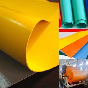150GSM 100% Polyester Twill Tarpaulin Waterproof High Visibility Poly Woven