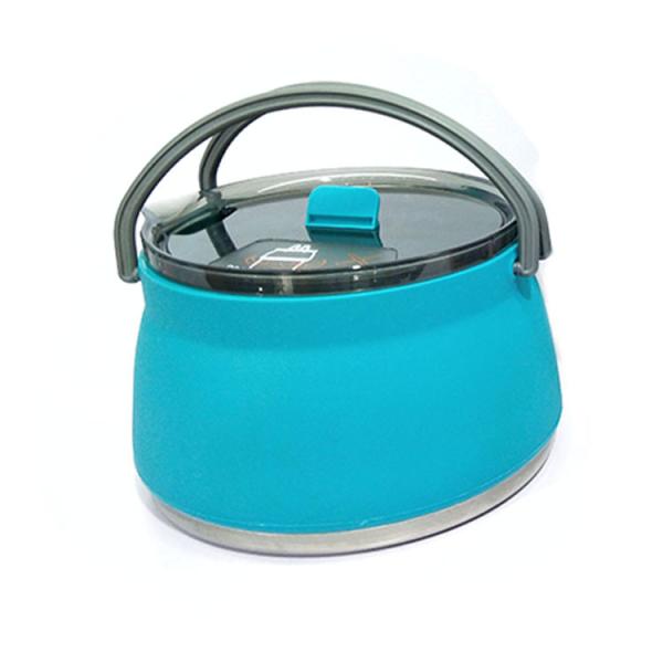 Buy 250g Travel Folding Cooking Silicone Collapsible Kettle at wholesale prices