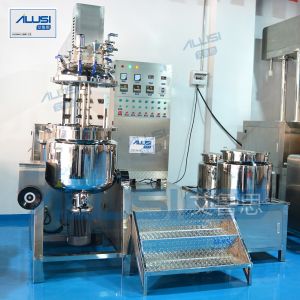 SUS316L Emulsifying Mixing Machine Vacuum System Bottom Homogenizer Body Lotion