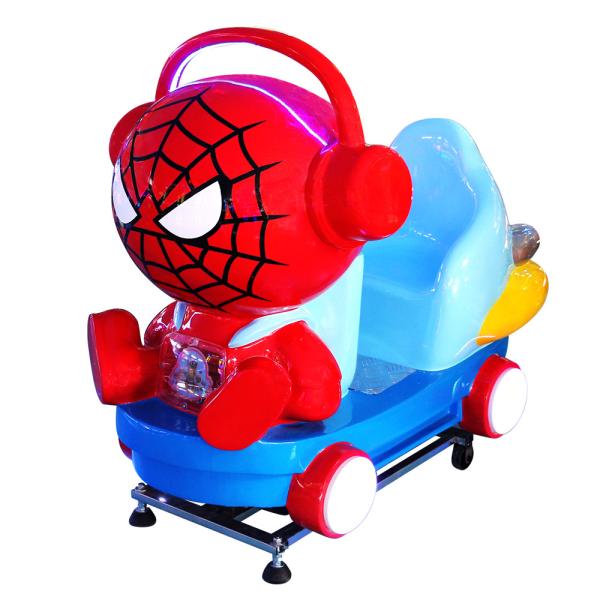 Cartoon Coin Operated Kiddie Ride Spiderman Cute Kid Riding 85*115*100cm