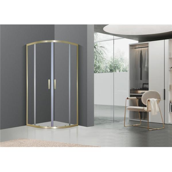 Buy 6mm tempered glass 900x900x2000mm Bathroom Curved Corner Shower Enclosure , Shower And Bath Enclosures at wholesale prices