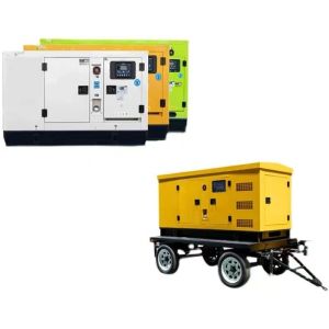 Fixed Installation 50-1500kw Silent Diesel Generator Set for High Speed and