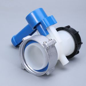 OEM PE Plastics IBC Tank Ball Valve Structure 75mm DN50