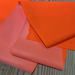 PU PVC Waterproof Coated Fabric , 48'' Polyester Lining Material Artificial