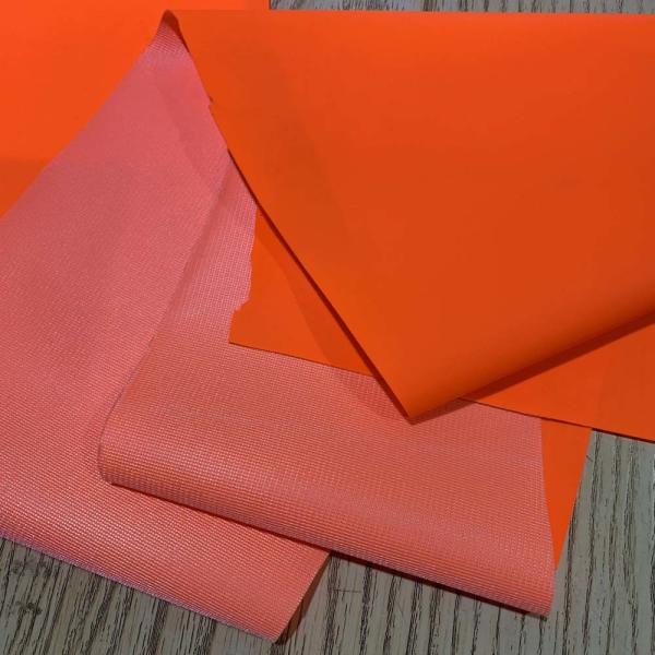 PU PVC Waterproof Coated Fabric , 48'' Polyester Lining Material Artificial