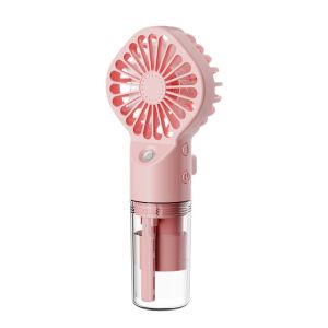 Household USB 18650 Lithium Battery Powered Water Mist Fan for Home Travel