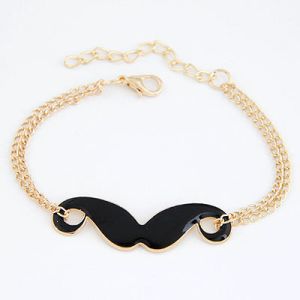 China Mustache bracelet/wristband on sale