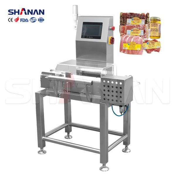 High Accuracy And Efficiency Conveyor Weight Checker Multiple Language Display