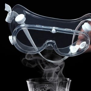 Plastic Disposable Safety Goggles Anti Fog Transparent Side Shield