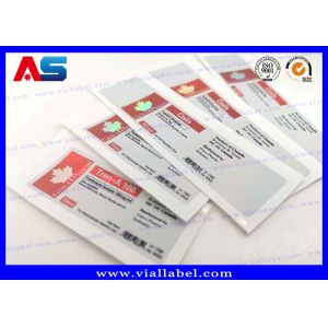 Medication Pharmaceutical Custom Vial Sticker PET / PVC CMYK glass bottle labels