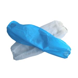 Disposable Arm Cover Oversleeve Blue Nonwoven PP Arm Sleeve Cover With Elastic