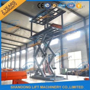 5T 5.36M Double Platform Scissor Car Lift for Villa In-ground Car Lift for House