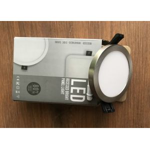 500LM 3000K 6W Triac Dimmable LED Panel Light / LED Flat Panel Ceiling Lights