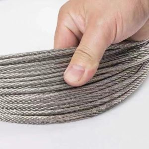 Steel Core Stainless Steel Wire Rope Cable 1*7 1*19 7*19 Galvanized Type of Core