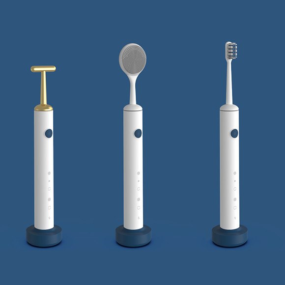 Buy Replaceable Heads 3 In 1 Ultrasonic Electric Toothbrush at wholesale prices