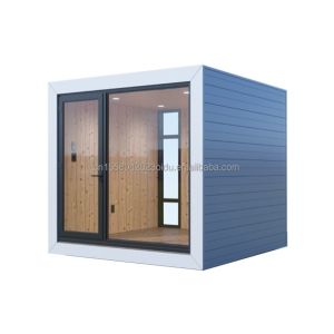 Hotel Prefabricated Wooden Garden House with Modern Design and Galvanized Steel