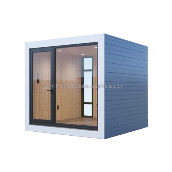 Hotel Prefabricated Wooden Garden House with Modern Design and Galvanized Steel