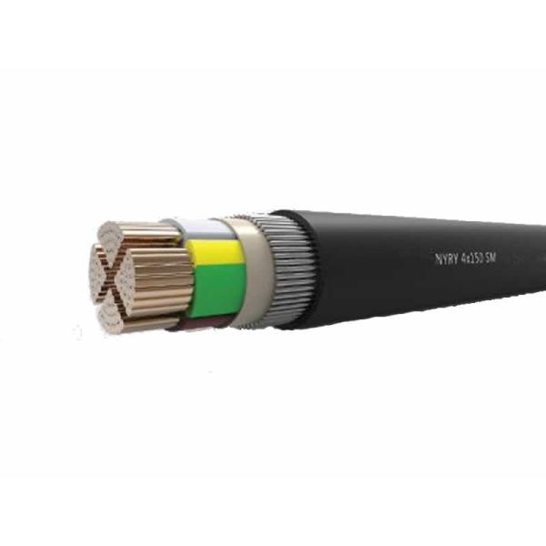 Copper PVC Control Cable Round Crosslinked Polyethylene For Construction