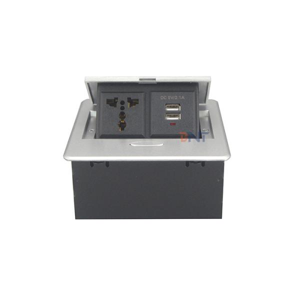 Buy Multifunctional Zinc Alloy Desktop Pop Up Outlet Box at wholesale prices
