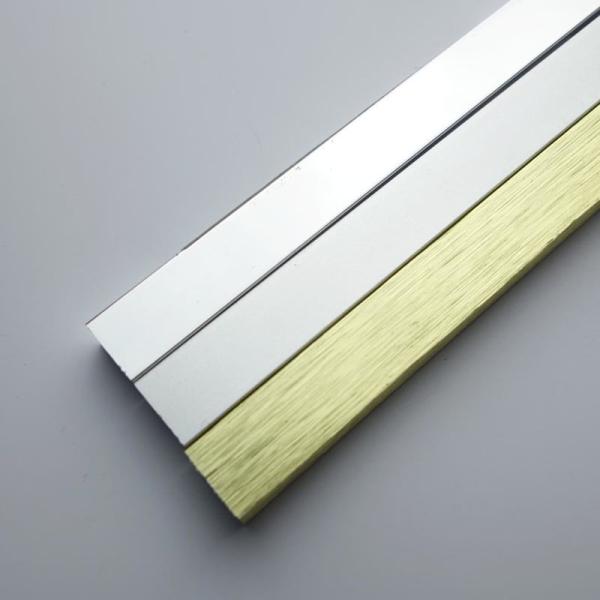 10MM Aluminium L Shaped Trim Brush Gold ISO9001