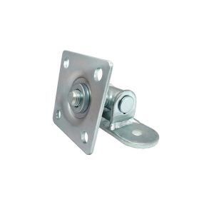 zinc plated sliding gate hinge with square plated M20