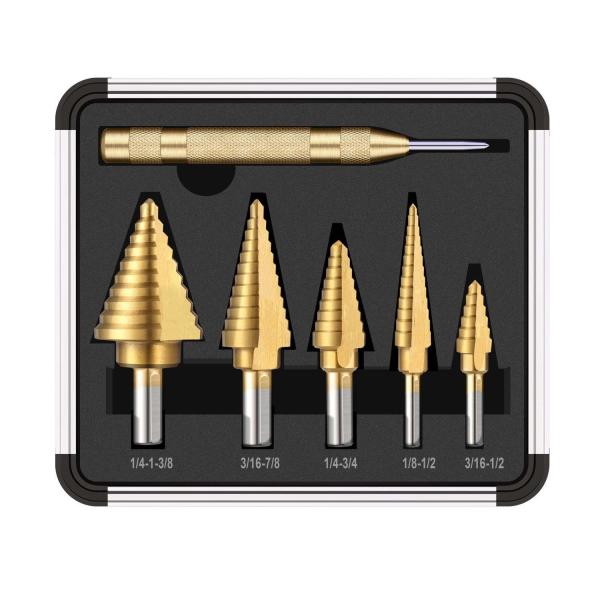 Buy 6PCS HSS4241 Hex Shank 22mm Titanium Coated Diamond Core Drill Bits at wholesale prices