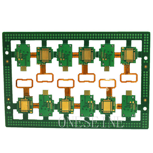 Quality 6 Layer Rigid Flex PCB with ENIG Surface Finish for sale