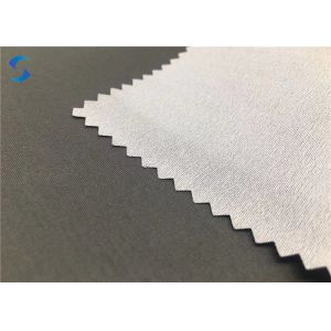 Jacket Poly 185T Polyester Taslan Fabric PU Milky Waterproof