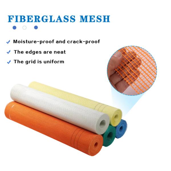 Alkali Resistant Concrete fiberglass wall mesh Net For Wall 75g/m2 110g/m2 145g/m2 160g/m2