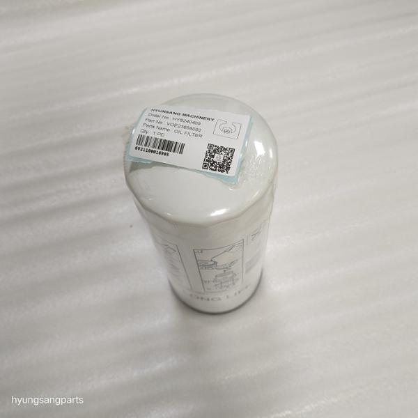 Buy Hyunsang Engine Parts Oil Filter VOE 23658092 VOE23658092 For Construction Machinery at wholesale prices