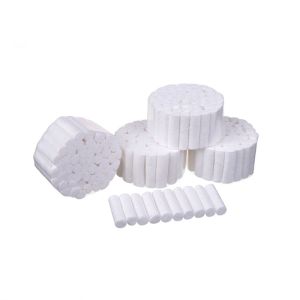 sterile 8mm*25mm Dental Disposables Medicated Cotton Roll