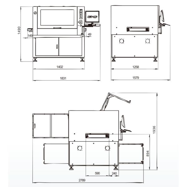 DLED Series Full Automatic On Line Spray Dispensing Machine