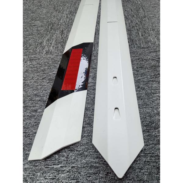 Customized Height PVC Delineators Road Reflective Roadside Warning Guide Flexible White Delineator Post