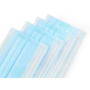 3 Ply Disposable Non Woven Face Mask , 3 Ply Face Mask For Anti - Virus
