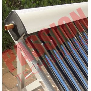 High Absorption Heat Pipe Collector , Solar Hot Water Collector Pitched Roof