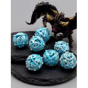 Night Light Dice Luxury 7 Pcs Set Custom DND Polyhedral led luminous