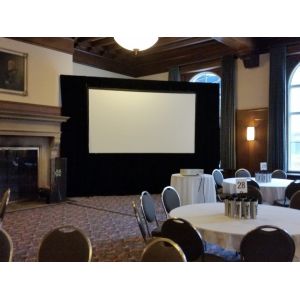 Portable Outdoor Fast Fold Projection Screen 350inch With Front Rear Projection