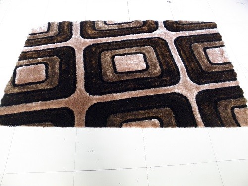 Buy Classic Polyester Silk Mixed Shaggy Carpet Floor Rug at wholesale prices