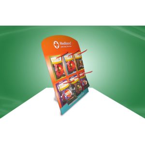 Long Lasting Wristband Cardboard Standees Cardboard Display Grey Board