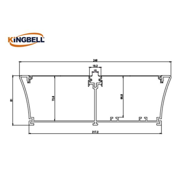Hospital ICU Bed Head Panels With Nurse Call Vacuum / Oxygen Gas 1500mm Length