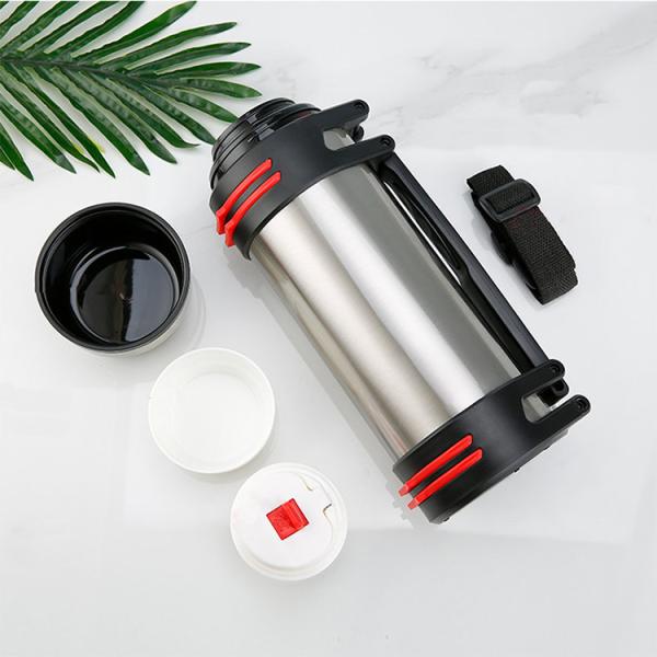 Thermos Vacuum Pot Flask 1 Litre And 2 Litre Double Stainless Steel