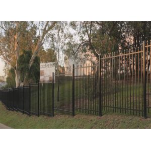 Quality Tubular Security Garrison Fencing Panels 2.1mx2.4m for sale