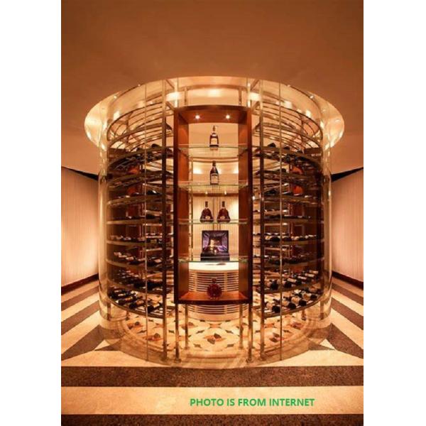 Buy Wine Cellar Heated Insulated Flat Curved Glass Panel at wholesale prices